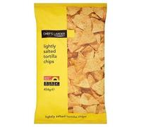 Chef's Larder Lightly Salted Tortilla Chips 454g x Case of 6