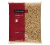 Chef's Larder Macaroni 3kg (Pack of 4 x 3kg)