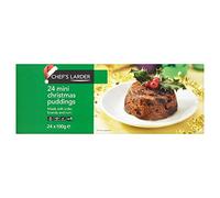 Chef's Larder Mini Christmas Pudding 24 x 100g