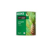 Chef's Larder Pineapple Slices in Light Syrup 3kg x 6
