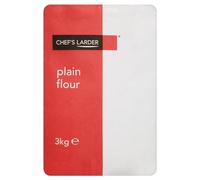 Chef's Larder Plain Flour 3kg (Pack of 4 x 3kg)