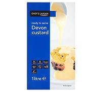 Chef's Larder Ready to Serve Devon Custard 1 Litre (Pack of 12 x 1ltr)