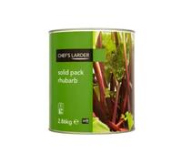 Chef's Larder Solid Pack Rhubarb 2.86kg x 6