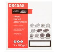 Chef's Larder Sweet Biscuit Assortment 5 x 400g x Case of 1