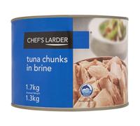 Chefs Larder Tuna Chunks In Brine 1.7kg