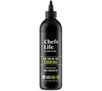 Chefs Life Organic Avocado Oil - Organic Avocado Oil For Cooking, Avocado Oil Organic for Dressing, Dipping, Drizzle, 100% Pure, Single Origin, Non GMO - 16.9 Fl Oz Squeezable Bottle (1 Pack)
