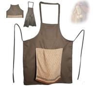 Chef's Prank Apron, A Surprise Hiding in Pocket Penis Pinafore, Hilarious Cooking Apron for BBQ Parties with Penisunder (1PCS)