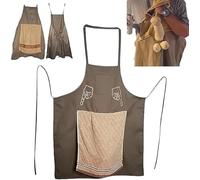 Chef's Prank Apron, Works Apron for Prank Adult Hilarious Creative Prank Aprons, Funny Chef Apron, Funny Chef Apron, Kitchen Aprons Novelty Surprise Hiding In The Pocket Funny Gifts, 1, taille adulte