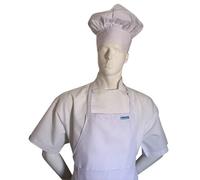 Chefskin Big & Tall Mushroom White Puffy Chef Hat, Adjustable Velcro, Biggest Hat Available