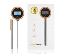 ChefsTemp Instant Read Meat Thermometer, 1-Second Digital Meat Thermometer for Grilling, Food, BBQ, Kitchen Cooking, Oil Deep Frying & Candy (Iced Mango Pocket Pro)