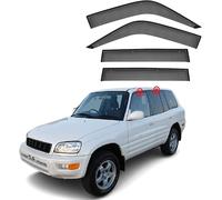 ChegLI Wind Deflectors for Toyota RAV4 MK1/XA10 1994-1999, Reduce Wind Turbulence Tinted Wind Deflectors Sun Visors Rain Shield Wind Shield lower noise