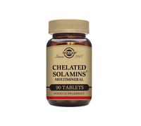 Chelated Solamins Multimineral Tablets Pack of 90 Calcium Iron Magnesium and