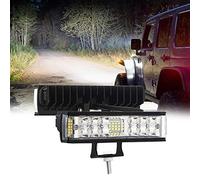 Chelhead 18W 6 inch Led Light Bar with Side Shooter,Waterproof Work Off Road Driving Light Flood Spot Beam Combo Fog Lamp Compatible with Truck Pickup ATV SUV UTV Boat