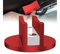 Chelhead 1PCS Red Aluminum Grooved Floor Jack Pinch Weld Adapter Magnetic Frame Rail Protector 0.47”Floor Jack Accessories Universal Compatible with RVs, Offroad, SUV, Car