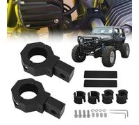 Chelhead 2PCS Motorcycle Auxiliary Whip Lights Mounting Brackets Compatible with 0.75” to 1.25” Bumper Roll Cage Clamp 360°Adjustable Roll Bar Light Mount Suitable for ATV UTV Off Road