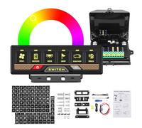 Chelhead 6 Gang RGB Switch Panel 60A Waterproof Memory Function Toggle Momentary Pulsed Flash Compatible with UTV ATV RV Bus Car Truck Jeep Boat SUV Trailer Golf Cart Off-Road