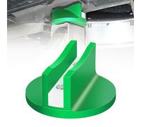 Chelhead Green Magnetic Frame Rail Floor Jack Pad Universal Aluminum Grooved Jacking Puck Pinch Weld Slotted 1 Pack Floor Jack Pinch Weld Adapter Compatible with Most Vehicles