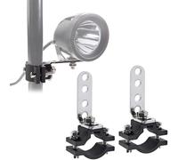 Chelhead Light Bar Mounting Brackets 18-30mm Round Tube Bracket,2Pcs | Universal 18-30mm tube clamps for secure mounting of LED light bars and fog lights on motorcycles and off-road vehicles