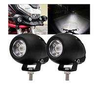 Chelhead Motorcycle Led Spot Lights, 20W 7D Spot Beam Round Led Work Lamps Small Off Road Pods Driving Lights Compatible with Motorbike Jeep SUV Truck Wrangler Boat Tractor