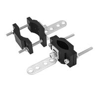Chelhead Motorcycle Tube Clamps Mounting Brackets Fit from 0.7 to 2inch Roll Cage, Motorbike Headlight Bracket with Extension Holder Offroad LED Light Pods Front Fork Lights Bumper Roof Rack UTV ATV