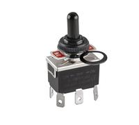 Chelhead Toggle switch 16A 20A 250VAC 1 pcs Vintage heavy metal ON/OFF/ON switch 3 positions with waterproof cap for car, ship, house