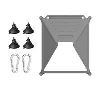 CHELINK Suction Cup Mount for Starlink Mini, 2-in-1 Protective Silicone Case Cover & Strong Car Roof/Windshield Holder for Car/RV/Boat/Camping(Grey)