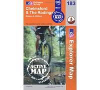 Chelmsford and The Rodings (OS Explorer Map Active) A1 Edition by Ordnance Survey published by Ordnance Survey (2006)