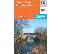 Chelmsford &The Rodings Map | Maldon & Witham | Ordnance Survey | OS Explorer Map 183 | England | Walks | Hiking | Maps | Adventure