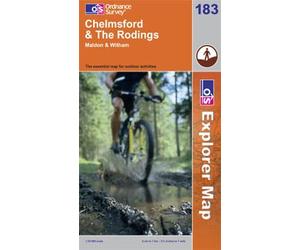 Chelmsford & The Rodings OS Explorer Map 183