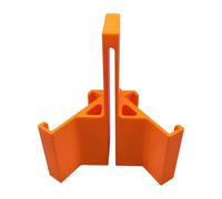 Chelngveo Clamp-On Tennis Net Phone Holder, Secure Clip-On Phone Mount for Match Recording and Training Analysis, Capacity 2 Mobile Phones, Orange