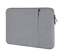 Chelory 17.3 17.5 Inch Laptop Sleeve Compatible for HP Lenovo Asus Acer Dell Notebook Ultrabook Chromebook, 17.3-17.5 Inch Computer Shockproof Water Resistant Protective Cover Bag Carrying Case, Gray