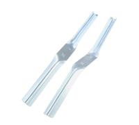 chelpats 2-Pack 1/2" x 5/8" Brick Jointer for Bricklayers & Construction | Stainless steel, ergonomic handle design, suitable for different mortar types and gap sizes, ideal for building construction