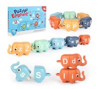 Chelpopo 13 Pieces Elephant Matching Toys for Toddlers, Educational toys for 2 Year Old, Sorting & Stacking Toys, Learning Loys for Toddlers 2-3, Gifts for Baby Boy Girl