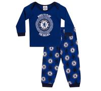 Chelsea Official Football Gift Boys Kids Baby Pyjamas 0-3 Months Blue