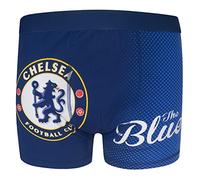 Chelsea Official Football Gift 1 Pack Boys Boxer Shorts Blue 5-6 Years