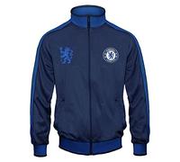 Chelsea FC Chelsea Boys Jacket Track Top Retro Kids OFFICIAL Football Gift Navy Blue 6-7 Years