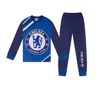 Chelsea FC Chelsea Boys Pyjamas Long Sublimation Kids OFFICIAL Football Gift Royal Blue 5-6 Years