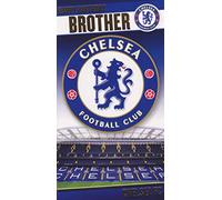 Chelsea brother birthday card and badge