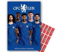Chelsea Calendar 2026 A3 Wall Calendar - Includes FREE Organising Stickers