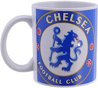 Chelsea Ceramic Coffee Mug Cup with Crest Halftone Design Official Merchandise