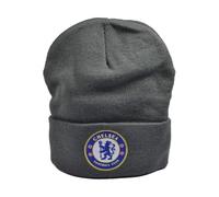 Chelsea Chelsea FC Bronx Crest Knitted Hat - Dark Grey - One Size
