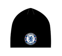 Chelsea FC Knitted Hat (One Size) (Black), Black, One Size