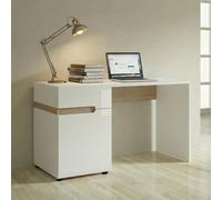 Chelsea Desk - 1 Door - 1 Drawer - White Gloss
