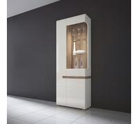 Chelsea Display Cabinet - Tall - LHD - White Gloss