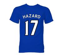 Chelsea Eden Hazard Hero T-Shirt in Blue | Size: XS Chelsea Blue XS