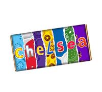 CHELSEA England Football Club Team Chocolate Bar Wrapper Novelty Gift Present On Birthday SportDay CH-9355 (without chocolate bar (wrapper only))