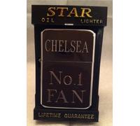Chelsea Engraved Polished Chrome Lighter No 97 can be personalised engraved free of charge