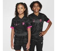 Chelsea F.C. 2024/25 Stadium Third Older Kids' Nike Dri-FIT Football Replica Shirt - Grey - Polyester M