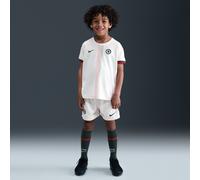 Chelsea F.C. 2025/26 Stadium Away Younger Kids' Nike Football Replica 3-Piece Kit - Grey - Polyester S