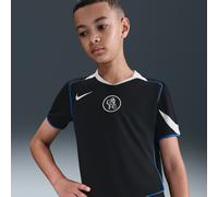 Chelsea F.C. 2025/26 Stadium Third Older Kids' Nike Dri-FIT Total 90 Football Replica Shirt - Black - Polyester L